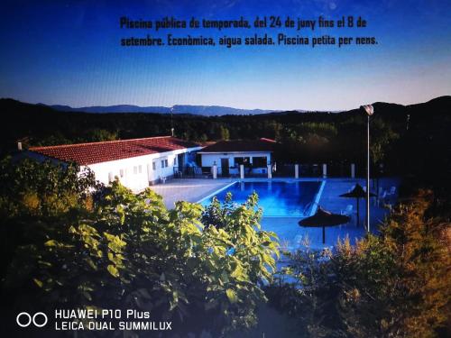 a picture of a swimming pool at a house at Cal Jordi, Fulleda in Fulleda