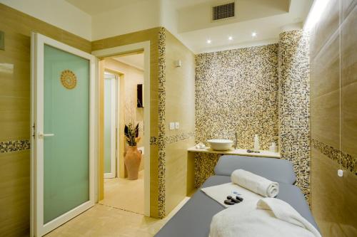 Koupelna v ubytování Hotel Floridiana Terme