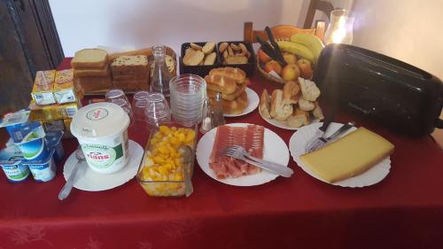 Opcions d'esmorzar disponibles a Maison d'Hote le Relais de morville