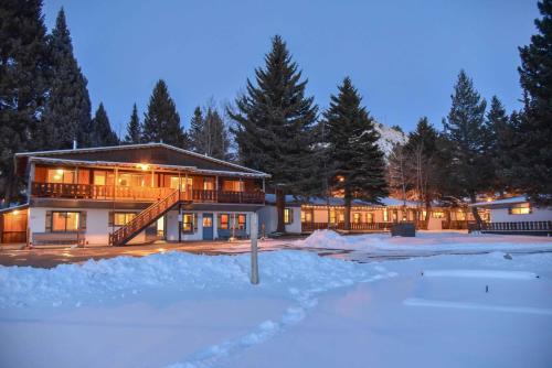 冬のAlpine Lodge Red Riverの様子