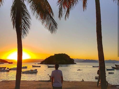 Naturlandskabet i nærheden af pensionatet