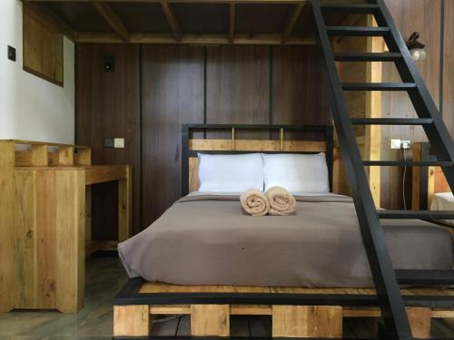 Cama ou camas em um quarto em Villa Eden Paradise