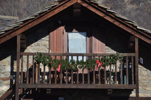 Balkón nebo terasa v ubytování B&B Marcellina