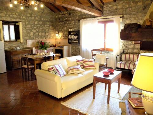 Posezení v ubytování Agriturismo Il Gufo
