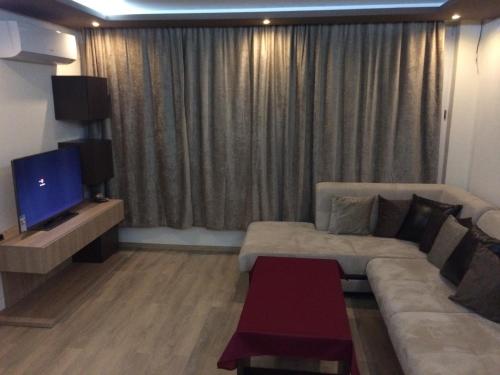 Χώρος καθιστικού στο Luxury Two Bedroom Flat