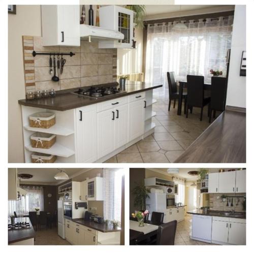 Η κουζίνα ή μικρή κουζίνα στο Gabi Apartman