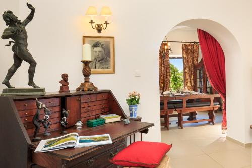 Χώρος καθιστικού στο Villa Quietude - Exceptional Corfu Escape with Private Sunset Pool