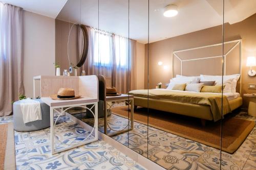 Ένα ή περισσότερα κρεβάτια σε δωμάτιο στο Villa Mirakul