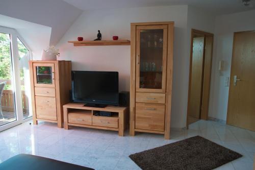 TV a/nebo společenská místnost v ubytování Neumann Apartment