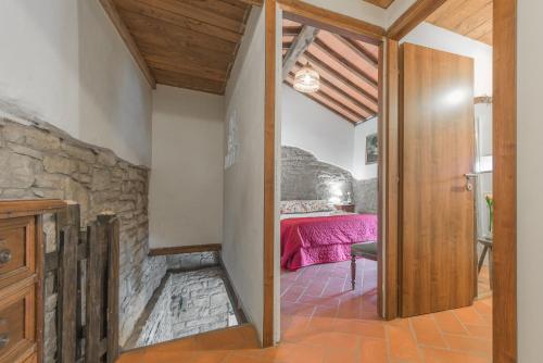Ένα ή περισσότερα κρεβάτια σε δωμάτιο στο Mimmo's Holiday House