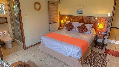 Ένα ή περισσότερα κρεβάτια σε δωμάτιο στο Semilla Verde Boutique Hotel
