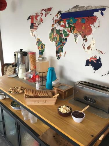 Kaffe- og tefaciliteter på Bonita Lake House - Hostel & Bungalows