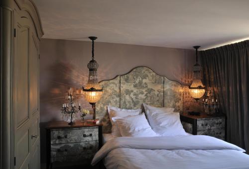 Krevet ili kreveti u jedinici u objektu Domaine de la Soucherie - Chambres d'hôtes