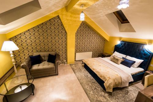 Postel nebo postele na pokoji v ubytování Mon Ami Villa