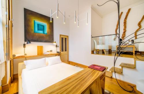 Postel nebo postele na pokoji v ubytování Hotel Una
