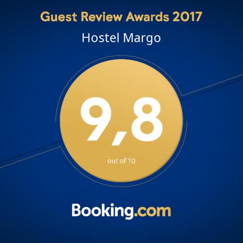 Certifikát, hodnocení, plakát nebo jiný dokument vystavený v ubytování Hostel Margo Natal