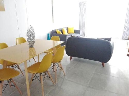 Χώρος καθιστικού στο Cuzco Apartment