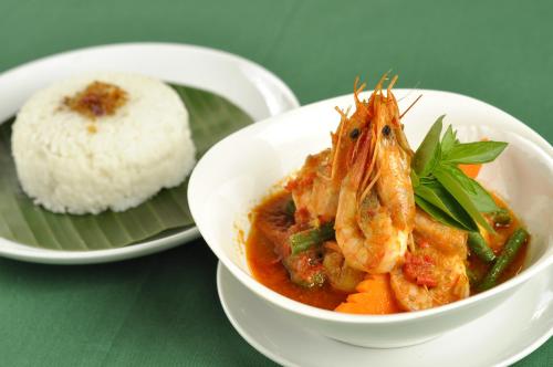 Mad i villaen eller i nærheden