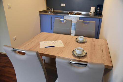 
Küche/Küchenzeile in der Unterkunft Boardinghouse Campus Lounge
