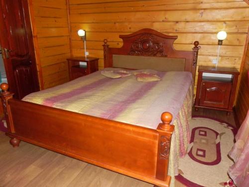 Postel nebo postele na pokoji v ubytování Hotel and restaurant complex Skolmo