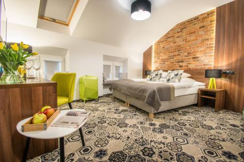 Posteľ alebo postele v izbe v ubytovaní Hotel Lavender