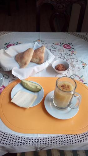 Options de petit-déjeuner proposées aux clients de l'établissement Posada Don Giorgio