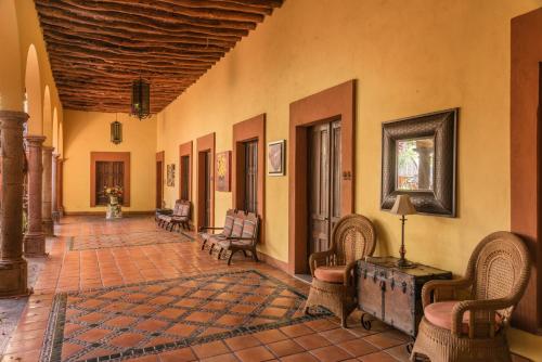 Zona de estar de Hotel Posada del Hidalgo - Balderrama Hotel Collection