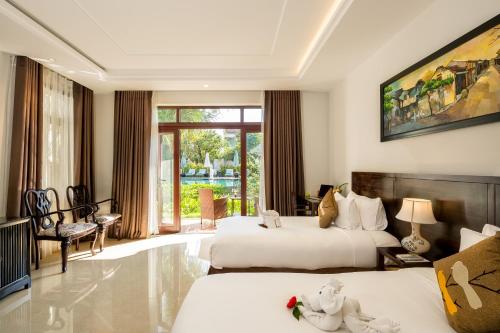 Posezení v ubytování Hoi An Emotion Boutique Villa
