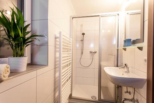 Koupelna v ubytování Appartement Haus Pichler