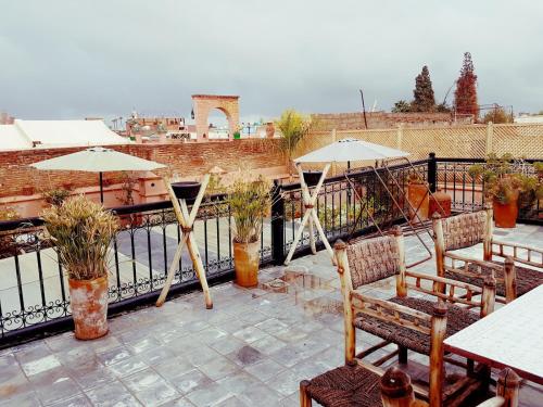 Balcó o terrassa a Riad Danka