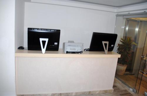 Vstupní hala nebo recepce v ubytování Aria Hotel Samos Town