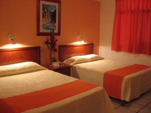 A bed or beds in a room at Quinta Mar