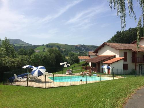 The swimming pool at or close to T3 pays du piment d'Espelette