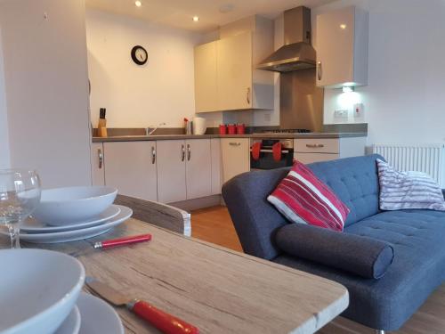 A kitchen or kitchenette at Vetrelax Chelmsford Cressy Apartment