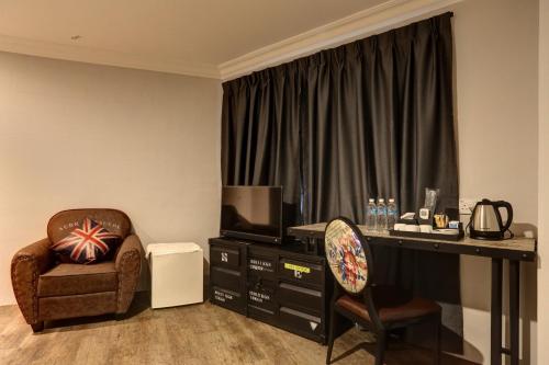 Un lugar para sentarse en Hotel Kristal