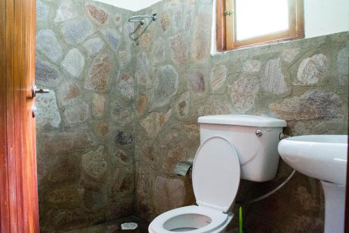 
A bathroom at Ichumbi Gorilla Lodge

