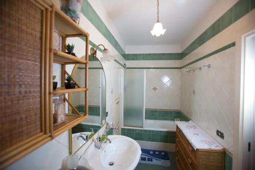 Kúpeľňa v ubytovaní La Via dei Presepi