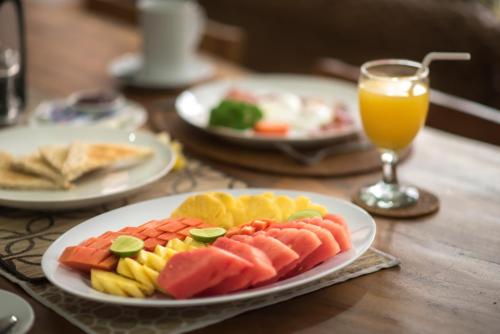 ヴィラの敷地内または近くでの食事または食べ物