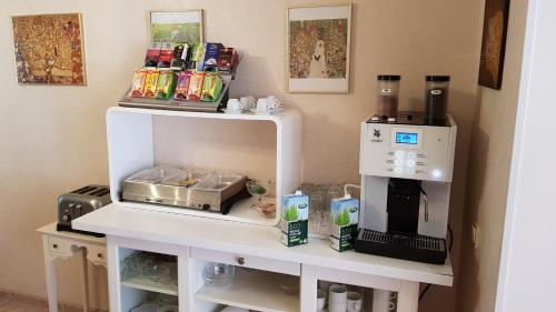 Dapur atau dapur kecil di Wald-Hotel