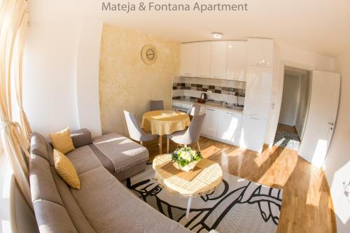 Ruang duduk di Mateja&Fontana Apartment