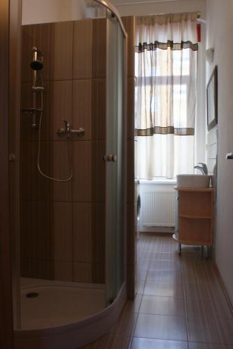 Ένα μπάνιο στο Apartmány Galeta