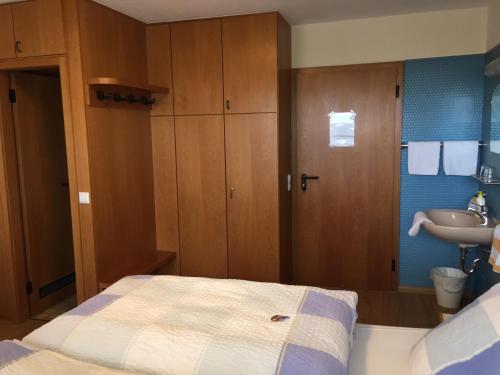 Postel nebo postele na pokoji v ubytování Haus Gisela