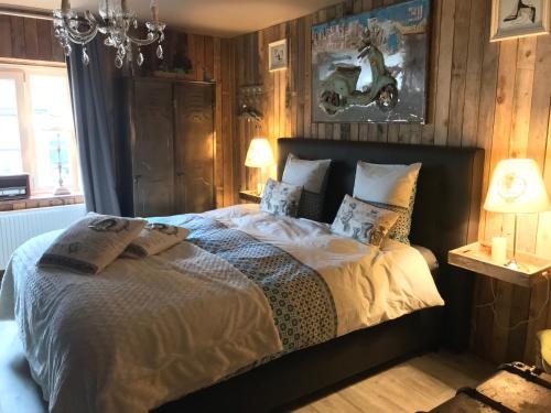 Postel nebo postele na pokoji v ubytování Le Relais de Chassepierre