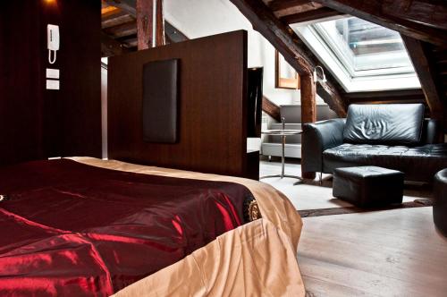 En eller flere senge i et værelse på altana san marco