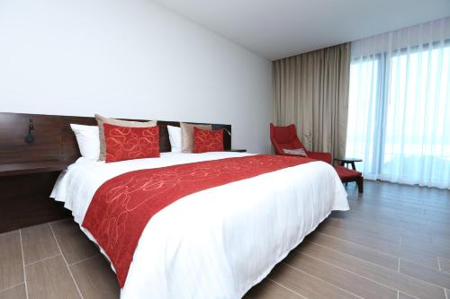 Hotel Marea Vistaにあるベッド