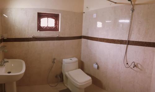 Koupelna v ubytování Staykandy