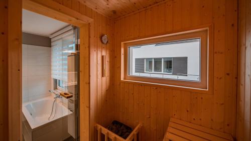 Koupelna v ubytování Goitzsche Resort