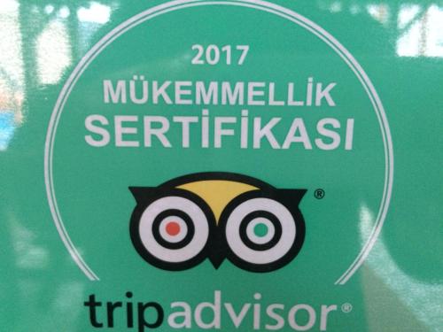 Πιστοποιητικό, βραβείο, πινακίδα ή έγγραφο που προβάλλεται στο Amasra Ceylin Otel