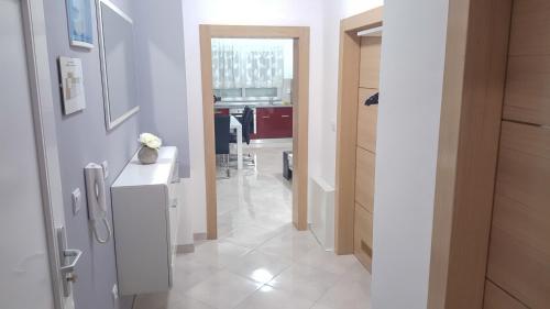 Koupelna v ubytování Apartman Pampas Osijek