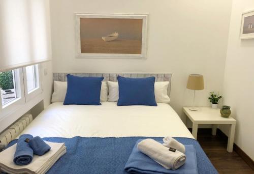 Postel nebo postele na pokoji v ubytování Salamaca-Goya